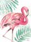 Watercolor Leaf Flamingo II Poster Print by Patricia Pinto - Item # VARPDX11724A